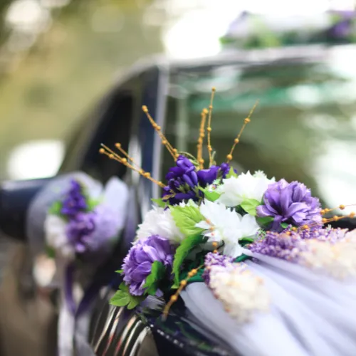 chauffeur privee vtc mariage haute savoie vehicule fleurs