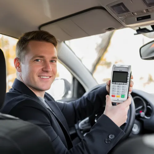 reservation chauffeur vtc avec paiement tpe